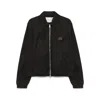 Ami Alexandre Mattiussi Ami Sleek Black Jacket With Versatile Two-way Zip In Black