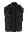 Ami Alexandre Mattiussi Black Sleeveless Down Vest In Black
