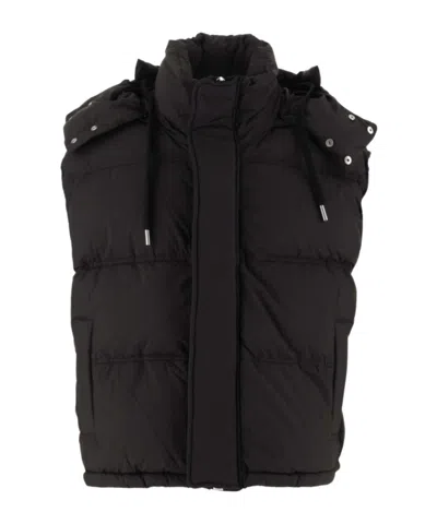 Ami Alexandre Mattiussi Black Sleeveless Down Vest In Black/001