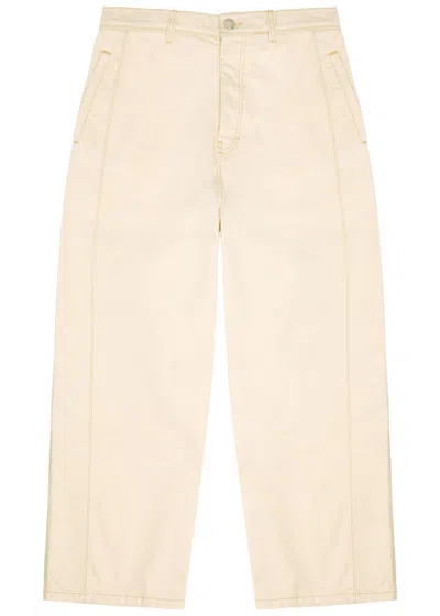 AMI ALEXANDRE MATTIUSSI AMI PARIS PANELLED WIDE-LEG JEANS
