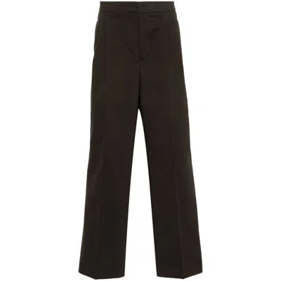 Ami Alexandre Mattiussi Ami Paris Pants In Brown