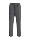 Ami Alexandre Mattiussi Ami Paris Men Virgin Wool Pants In Gray