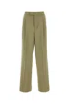 Ami Alexandre Mattiussi Ami Paris Sage Green Viscose Blend Pant In Green