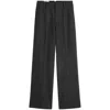 Ami Alexandre Mattiussi Pinstripe Wool Straight Pants In Grey/neutrals