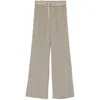Ami Alexandre Mattiussi Drawstring Palazzo Pants In Multicolor