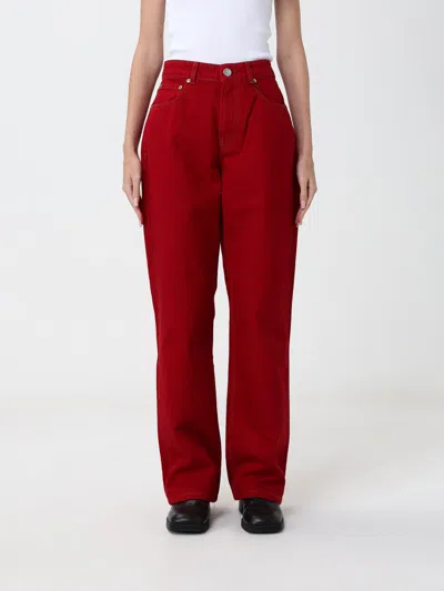 Ami Alexandre Mattiussi Ami Paris Pants Woman Color Ruby In Purple