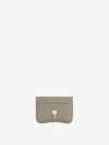Ami Alexandre Mattiussi Ami Paris Paris Paris Card Holder In Brown