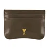 Ami Alexandre Mattiussi Ami Paris Paris Paris Cardholder In Brown