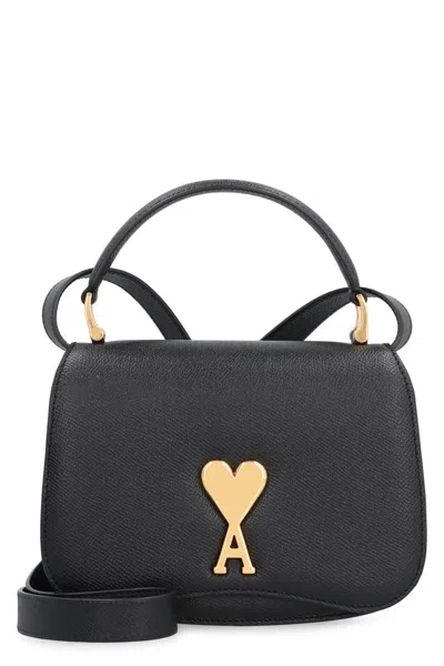 Ami Alexandre Mattiussi Ami Paris Paris Paris Leather Mini Bag