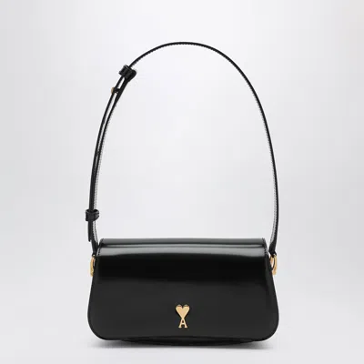 Ami Alexandre Mattiussi Ami Paris Paris Paris Shoulder Bag In Black