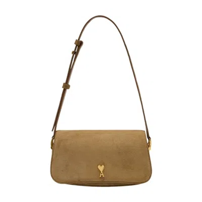 Ami Alexandre Mattiussi Ami Paris Paris Paris Shoulder Bag -  - Leather - Yellow