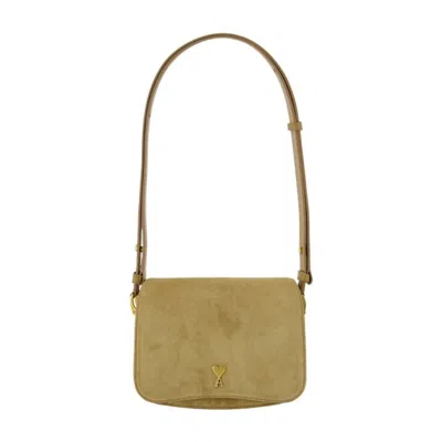 Ami Alexandre Mattiussi Ami Paris Paris Paris Shoulder Bag -  - Leather - Yellow