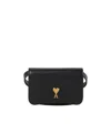 Ami Alexandre Mattiussi Ami Paris Paris Strap Card Holder In Black