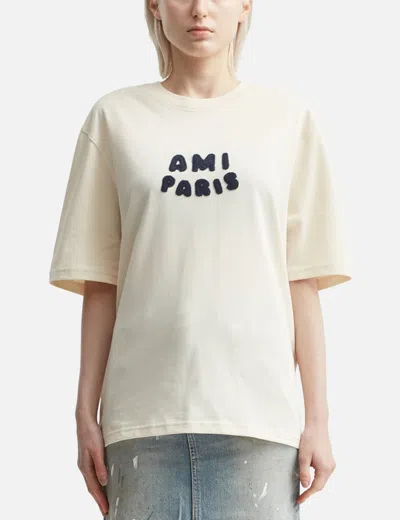 Ami Alexandre Mattiussi Ami Paris Patch T-shirt