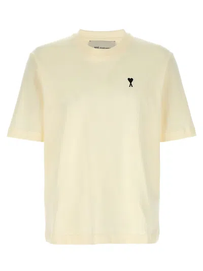 Ami Alexandre Mattiussi Ami Paris 'place Des Victoires' T-shirt In Neutral