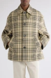 Ami Alexandre Mattiussi Beige Bounded Buttoned Jacket Yellow In Ginger/laurel