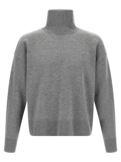 AMI ALEXANDRE MATTIUSSI AMI PARIS PUFF LOGO SWEATER