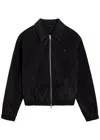 Ami Alexandre Mattiussi Ami Paris Quilted Corduroy Jacket In Black