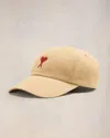 Ami Alexandre Mattiussi Red Ami De Coeur Embroidery Cap Neutrals Unisex