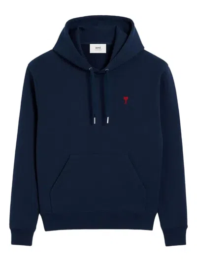 Ami Alexandre Mattiussi Ami Paris Red Adc Hoodie