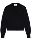 Ami Alexandre Mattiussi Ami De Coeur Logo-embroidered Pullover Sweatshirt