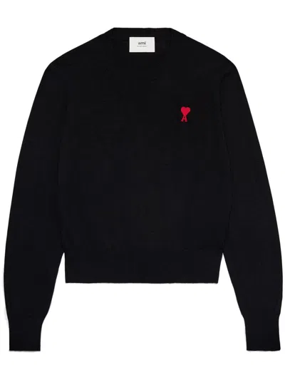 AMI ALEXANDRE MATTIUSSI AMI PARIS RED ADC SWEATER