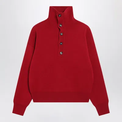 Ami Alexandre Mattiussi Ami Paris Red Wool Sweater