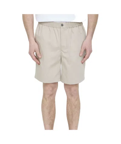 AMI ALEXANDRE MATTIUSSI AMI PARIS REGULAR FIT CHINO SHORTS