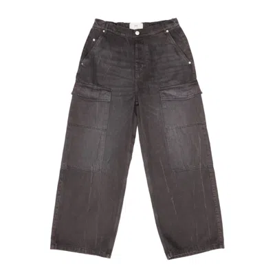 Ami Alexandre Mattiussi Relaxed Worker Baggy Jeans In Black