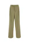 Ami Alexandre Mattiussi Ami Paris Sage Green Viscose Blend Pant In Gray