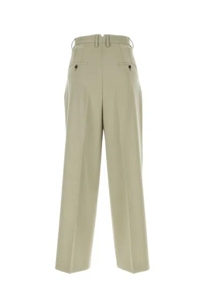 Ami Alexandre Mattiussi Ami Paris Sand Wool Wide-leg Pant