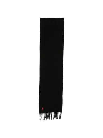 Ami Alexandre Mattiussi Ami Paris Scarf In Yellow