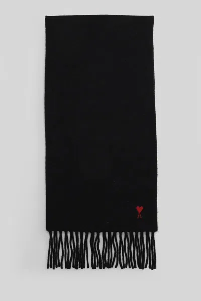 Ami Alexandre Mattiussi Ami Paris Scarve In Black