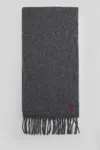Ami Alexandre Mattiussi Ami Paris Scarve In Gray