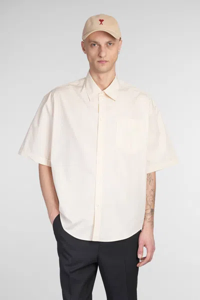 Ami Alexandre Mattiussi Ami Paris Shirt In Beige