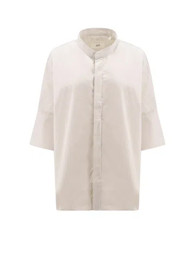 Ami Alexandre Mattiussi Ami Paris Shirt In Beige