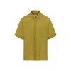 Ami Alexandre Mattiussi Ami Paris Classic Shortsleeve Classic Shirt In Green