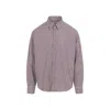 Ami Alexandre Mattiussi Ami Paris Embossed Adc Boxy Shirt In Multi