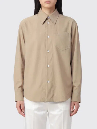 Ami Alexandre Mattiussi Ami Paris Shirt Woman Color Nude In Brown