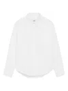 Ami Alexandre Mattiussi Tailored Shirt With Button-down Collar And Front Pocket In White
