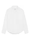 Ami Alexandre Mattiussi Tailored Shirt With Button-down Collar And Front Pocket In White