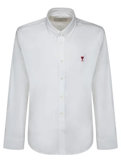 Ami Alexandre Mattiussi Ami Paris Shirts In White