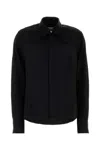 Ami Alexandre Mattiussi Ami Paris Ami De Coeur Plain Shirt In Black