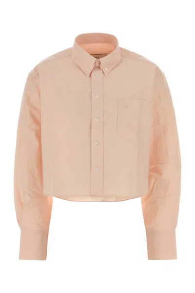Ami Alexandre Mattiussi Ami Paris Shirts In Pink