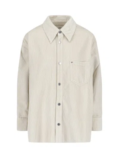 Ami Alexandre Mattiussi Ami Paris Shirts In White