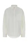Ami Alexandre Mattiussi Ami Women White Oxford Shirt In White