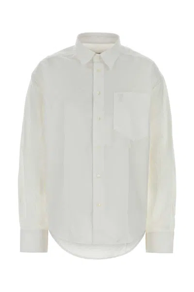 Ami Alexandre Mattiussi Ami Paris Shirts In White