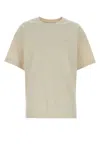 Ami Alexandre Mattiussi Ami Ivory Cotton T-shirt In White