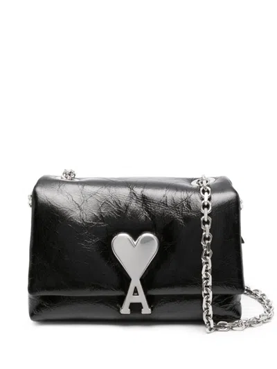 Ami Alexandre Mattiussi Ami Paris Shopping Bags In Black