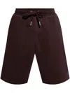 Ami Alexandre Mattiussi Elastic Waist Drawstring Bermuda Shorts